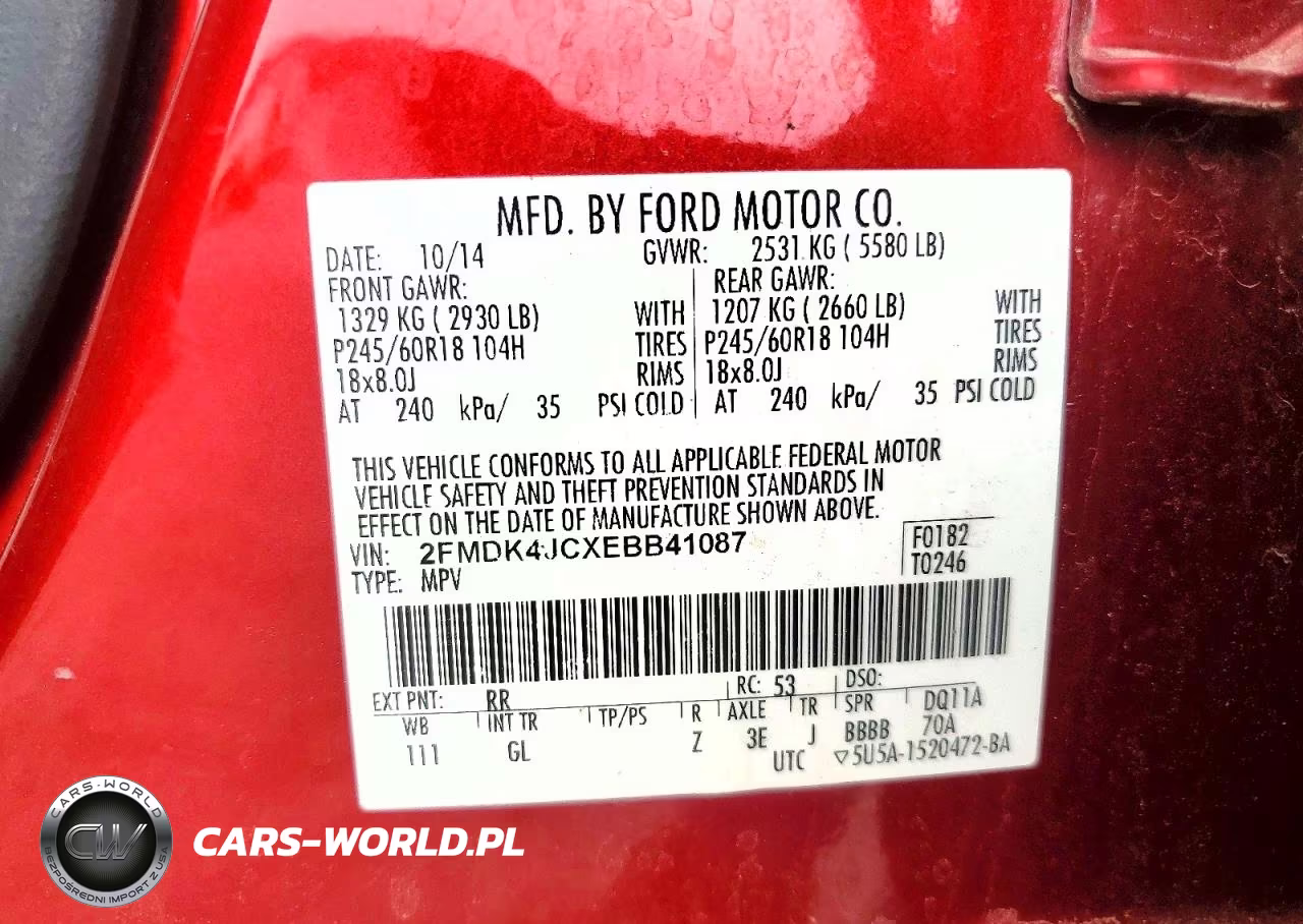 2014 Ford Edge Sel VIN:2FMDK4JCXEBB41087 - 13