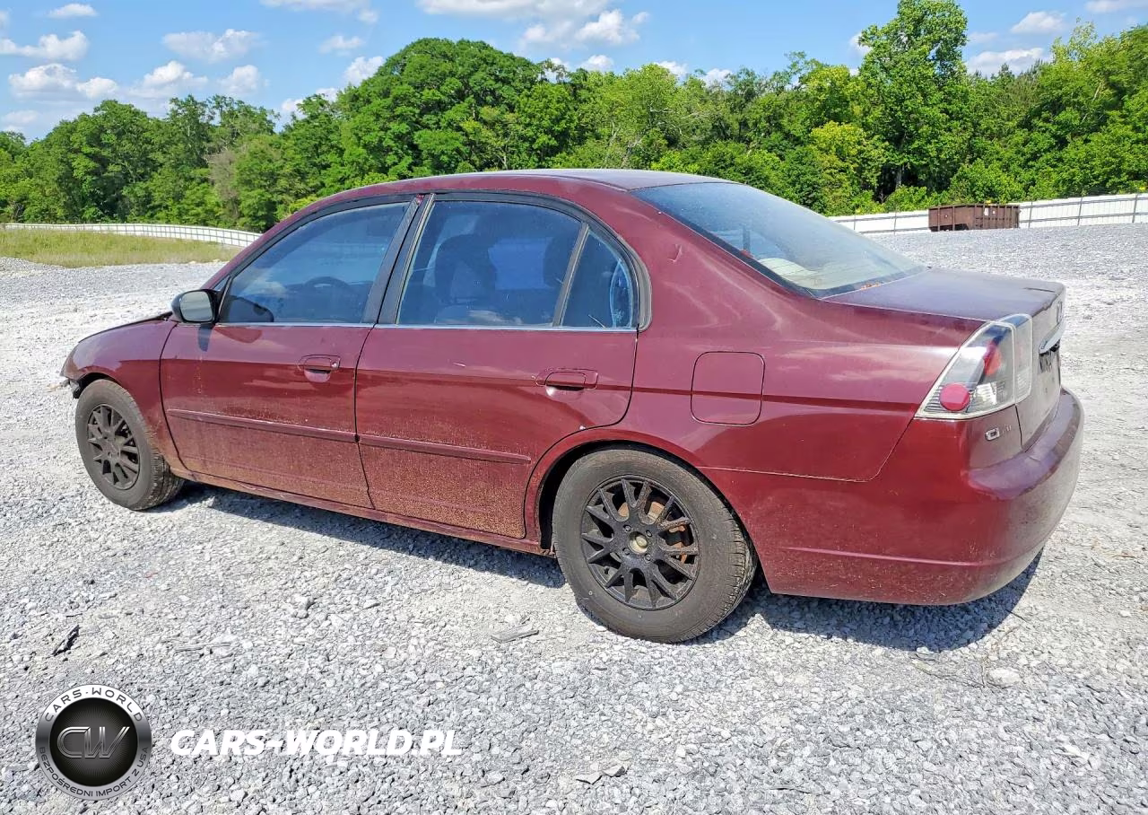 2002 Honda Civic Lx VIN:2HGES165X2H520733 - 2