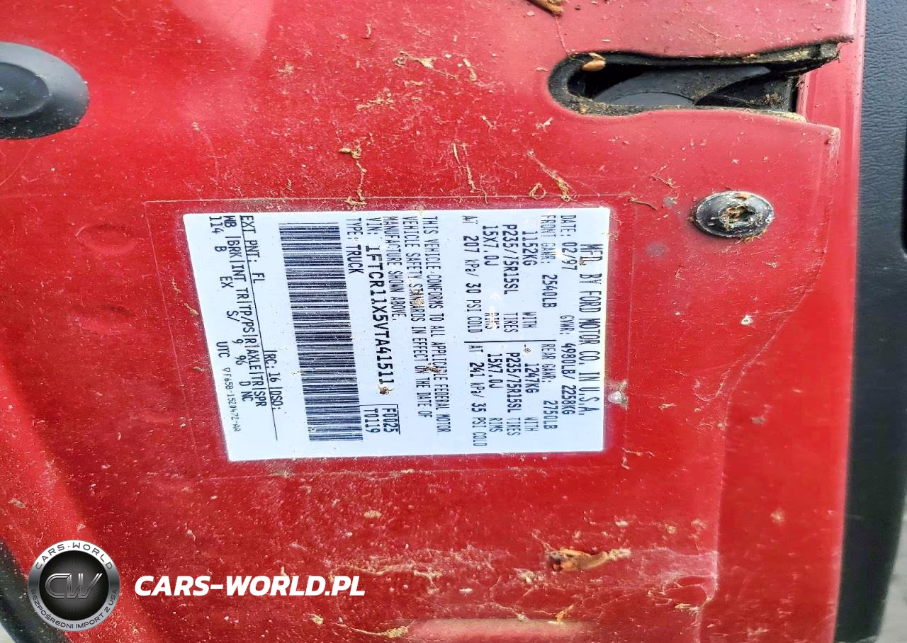 1997 Ford Ranger VIN:1FTCR11X5VTA41511 - 12