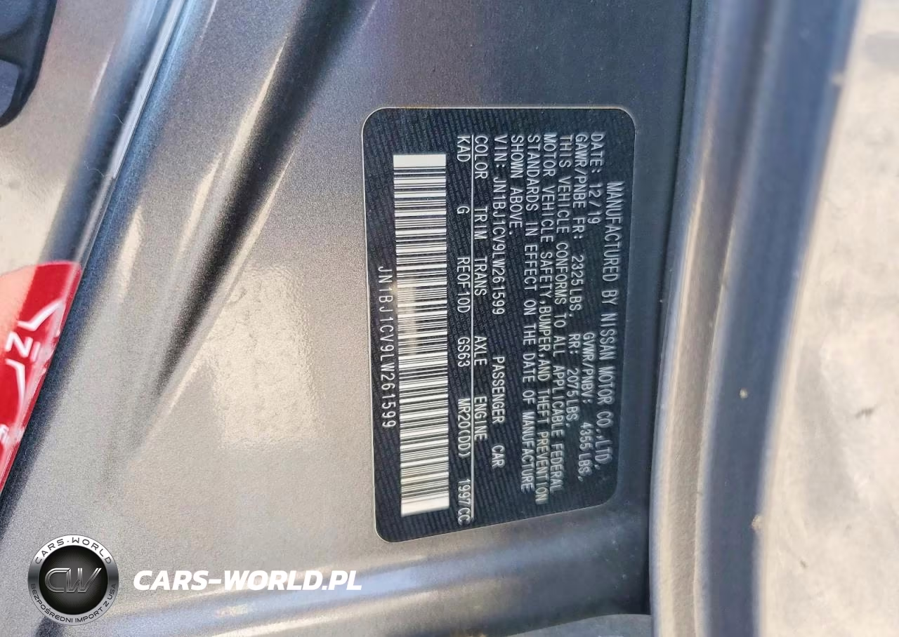 2020 Nissan Rogue Sport S VIN:JN1BJ1CV9LW261599 - 14
