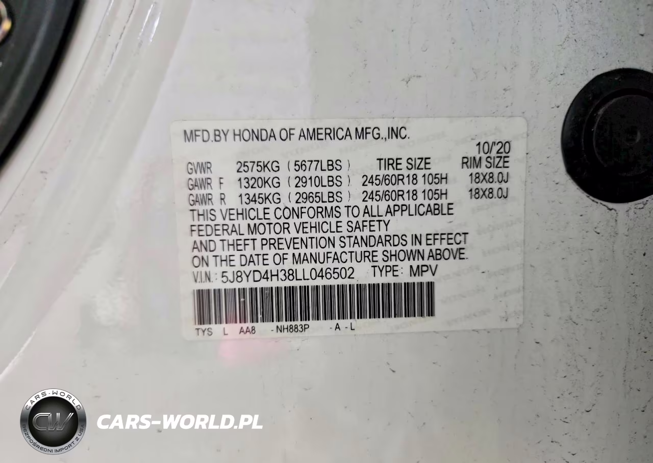 2020 Acura Mdx VIN:5J8YD4H38LL046502 - 13