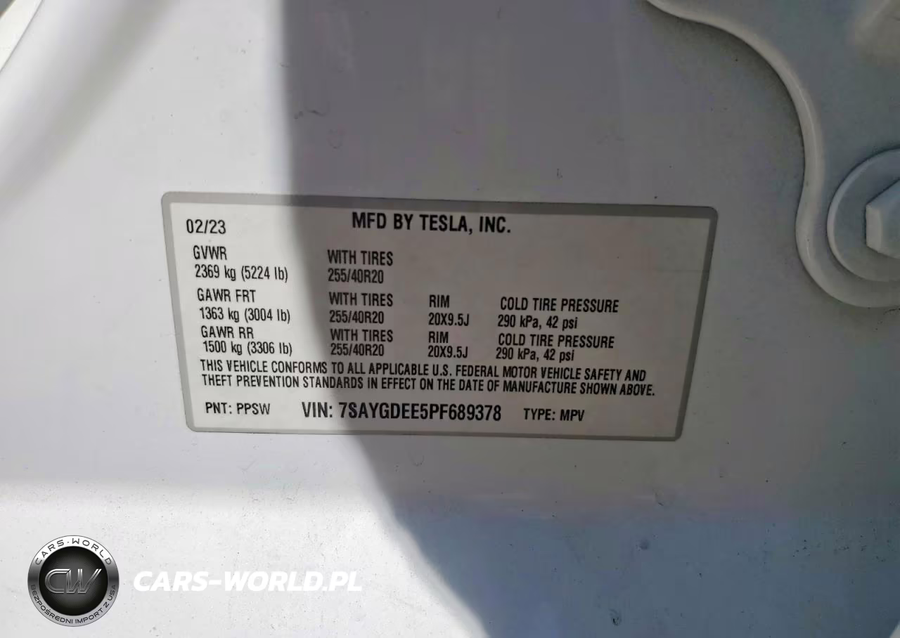 2023 Tesla Model Y VIN:7SAYGDEE5PF689378 - 12