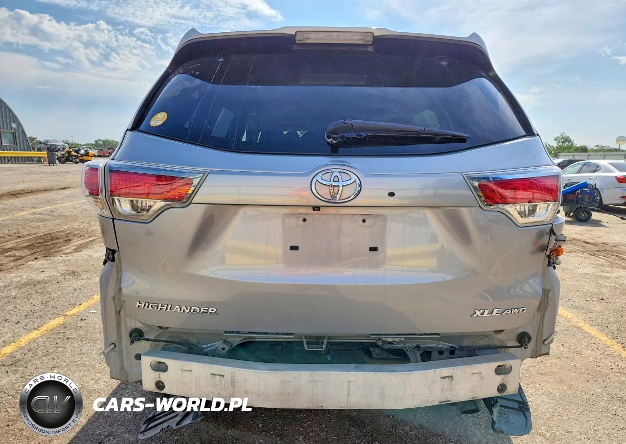 2015 Toyota Highlander Xle VIN:5TDJKRFH9FS221103 - 6