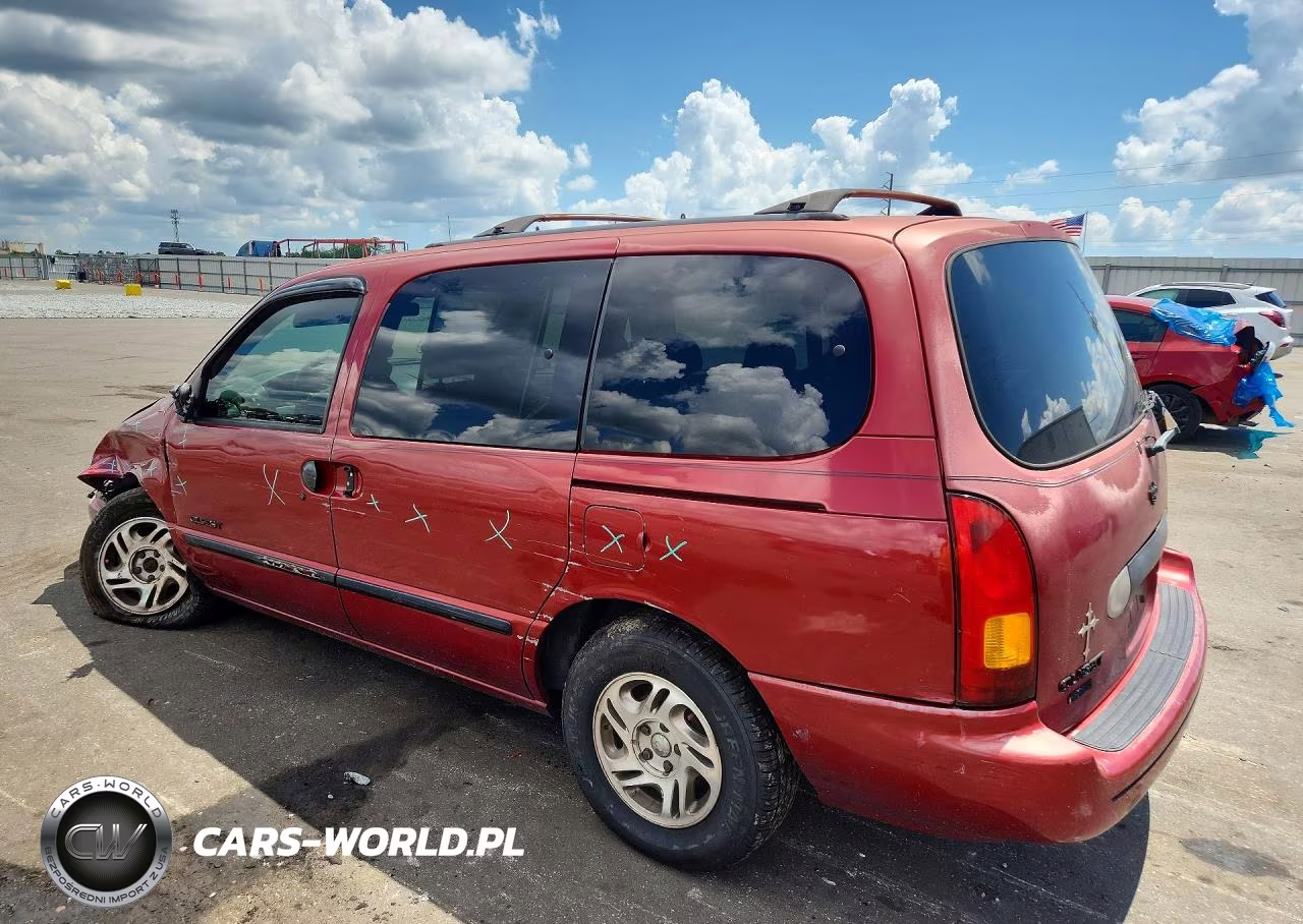 2000 Nissan Quest Gxe VIN:4N2XN11T3YD827233 - 2