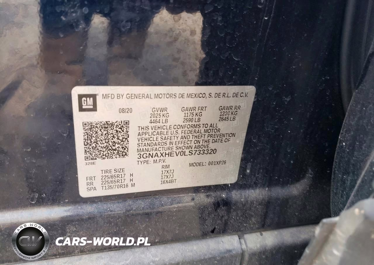2020 Chevrolet Equinox Ls VIN:3GNAXHEV0LS733320 - 13