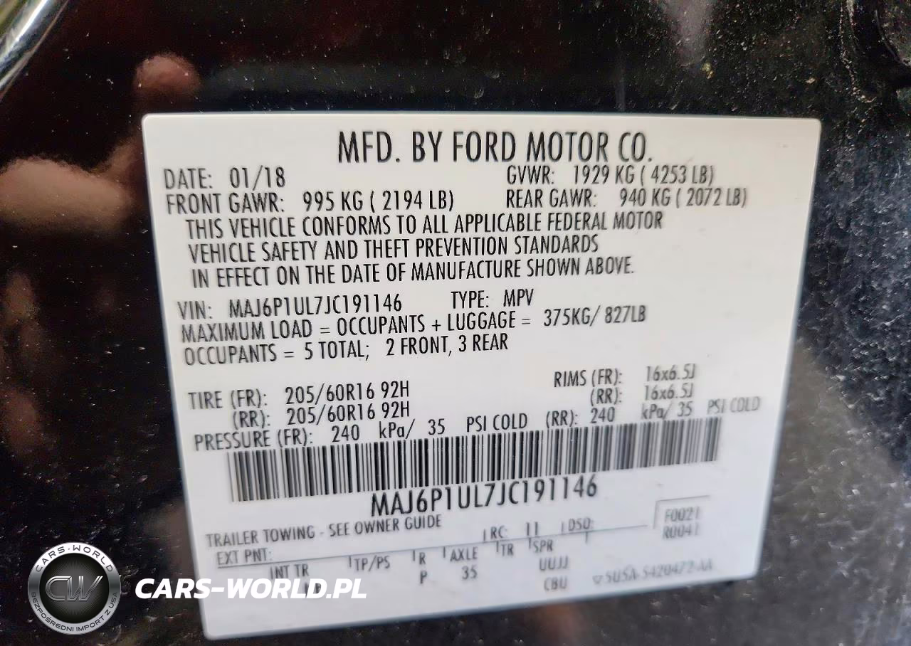 2018 Ford Ecosport Se VIN:MAJ6P1UL7JC191146 - 13