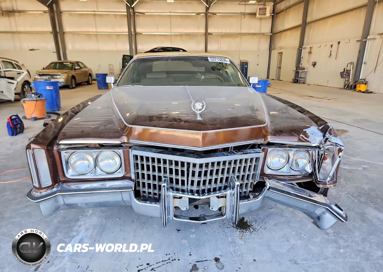 1972 Ca Eldorado VIN:6L67S2Q408530 - 5