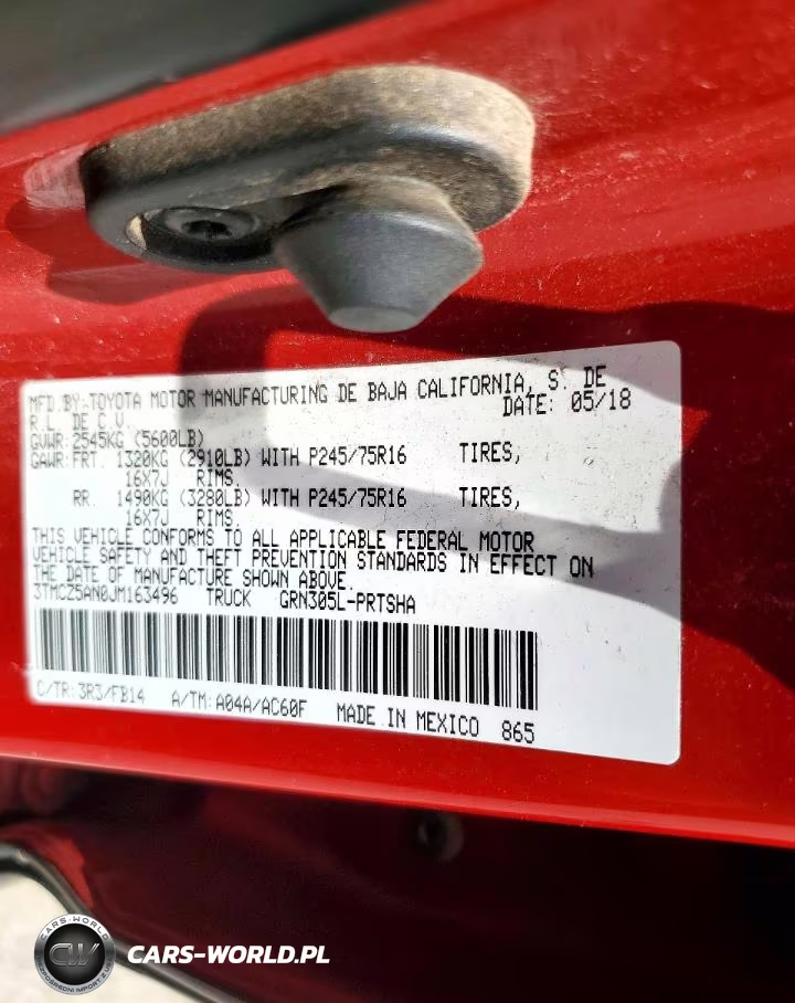 2018 Toyota Tacoma Sr V6 VIN:3TMCZ5AN0JM163496 - 12