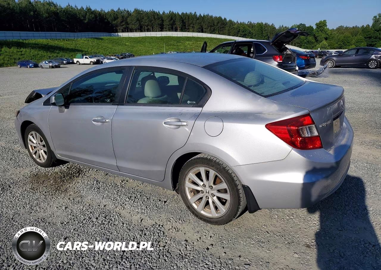 2012 Honda Civic Exl VIN:2HGFB2F96CH552206 - 2