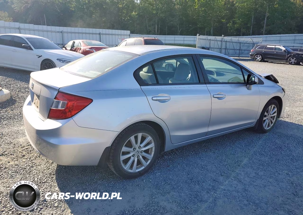 2012 Honda Civic Exl VIN:2HGFB2F96CH552206 - 3