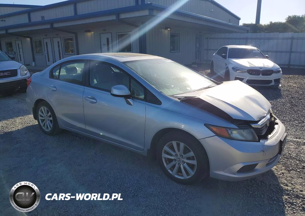 2012 Honda Civic Exl VIN:2HGFB2F96CH552206 - 4