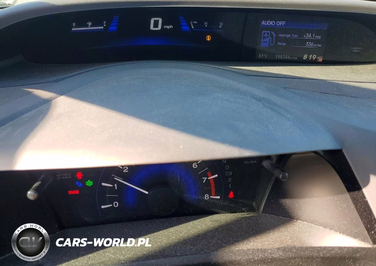 2012 Honda Civic Exl VIN:2HGFB2F96CH552206 - 9