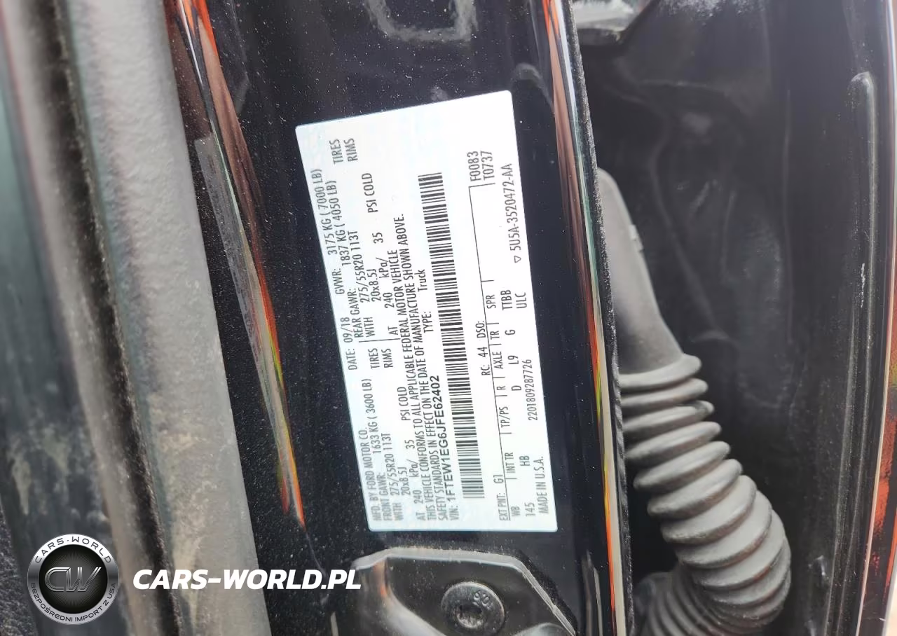 2018 Ford F150 Supercrew VIN:1FTEW1EG6JFE62402 - 12