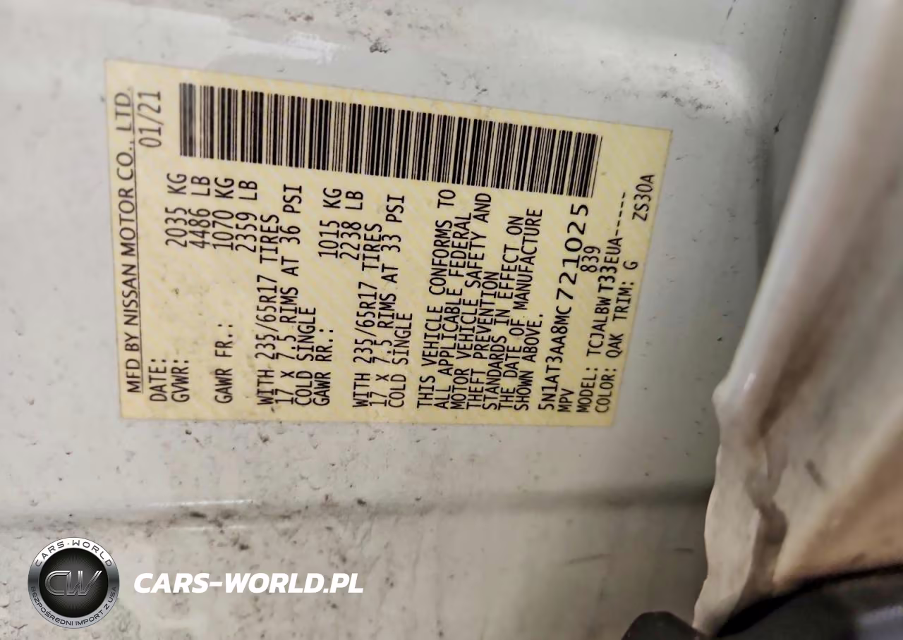 2021 Nissan Rogue S VIN:5N1AT3AA8MC721025 - 12