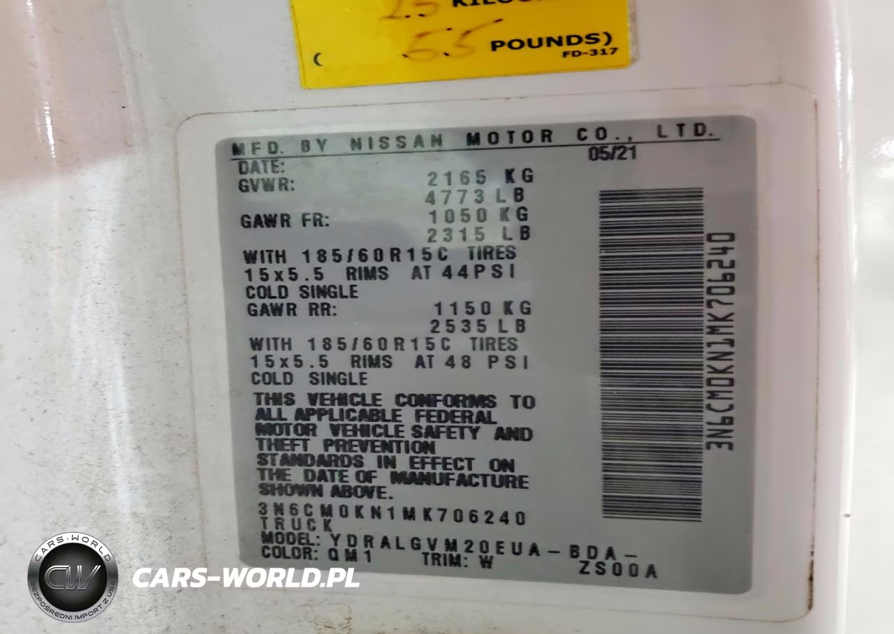 2021 Nissan Nv200 Sv VIN:3N6CM0KN1MK706240 - 13