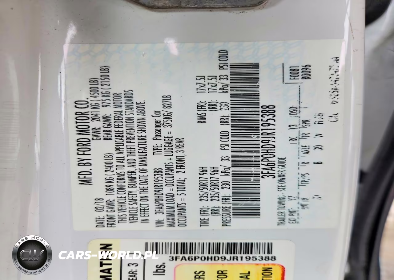 2018 Ford Fusion Se VIN:3FA6P0HD9JR195388 - 13
