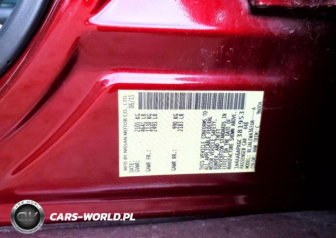 2016 Nissan Maxima 3.5 Sl VIN:1N4AA6APXGC381953 - 13