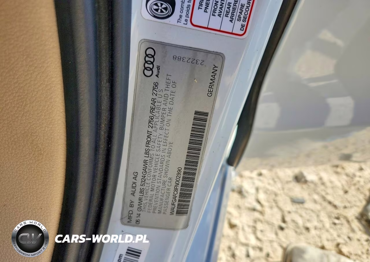 2015 Audi A6 Premium Plus VIN:WAUFGAFC8FN002990 - 12
