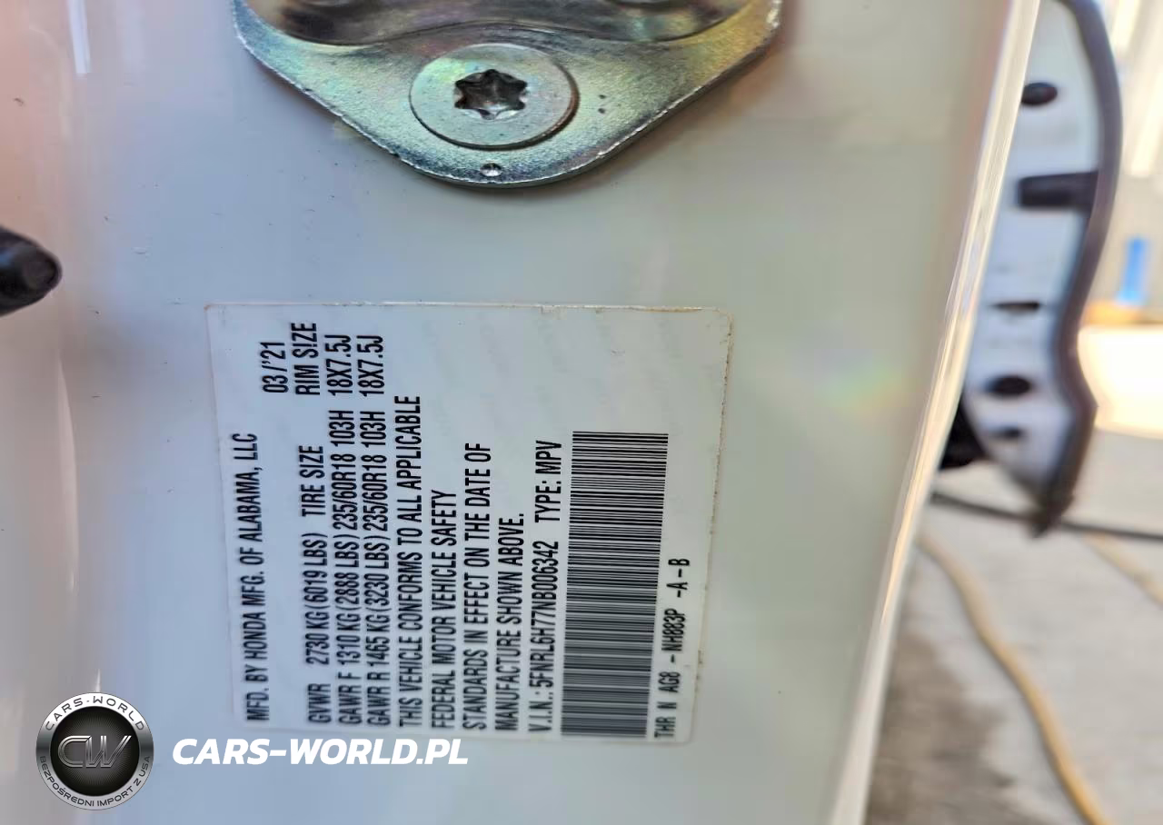 2022 Honda Odyssey Exl VIN:5FNRL6H77NB006342 - 14