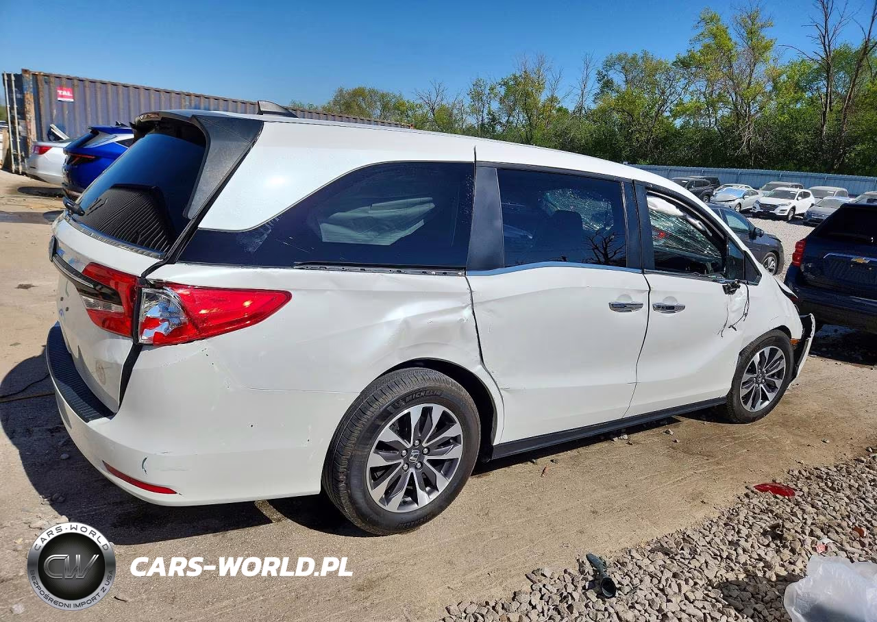 2022 Honda Odyssey Exl VIN:5FNRL6H77NB006342 - 3