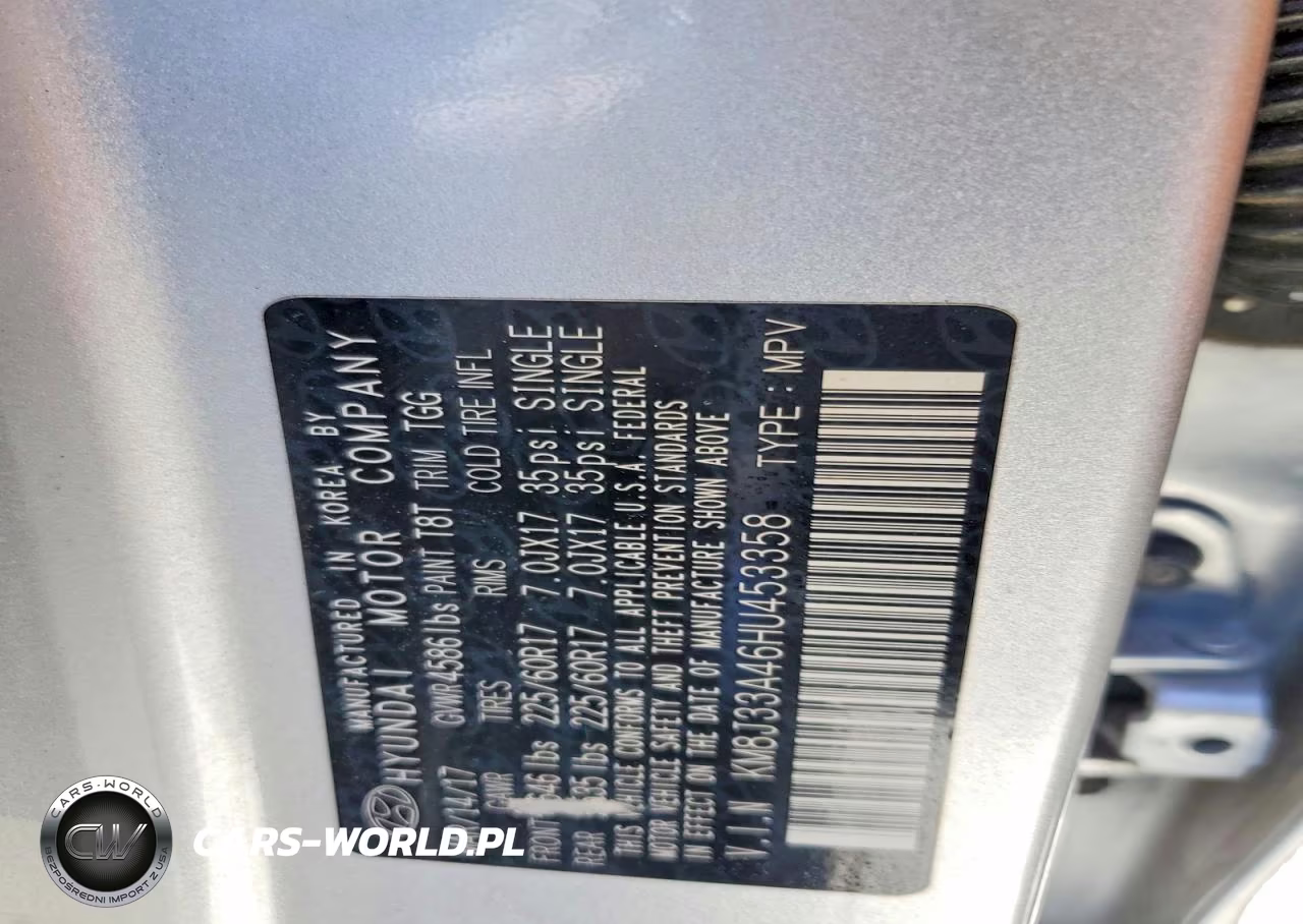 2017 Hyundai Tucson Se VIN:KM8J33A46HU453358 - 12