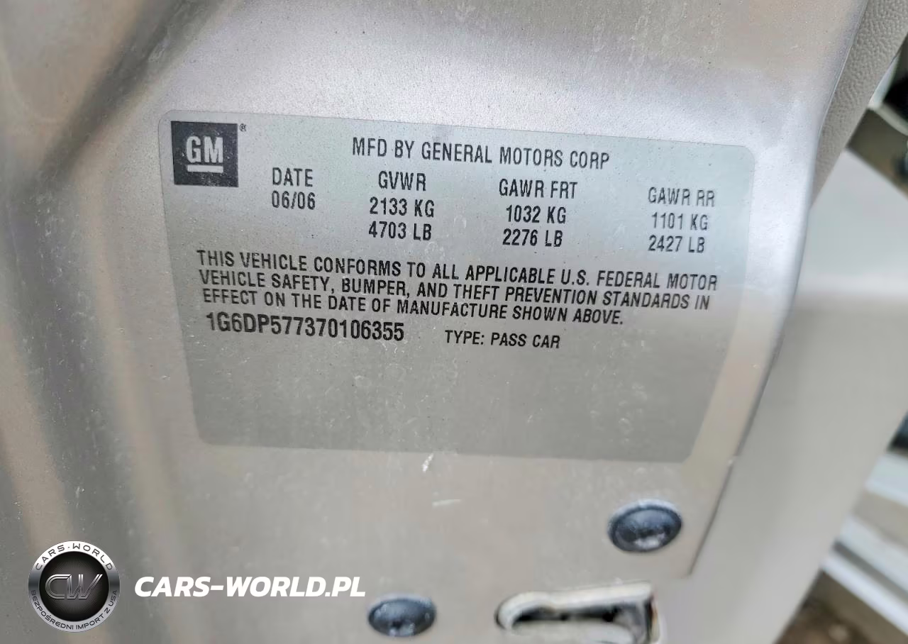 2007 Cadillac Cts Hi Feature V6 VIN:1G6DP577370106355 - 12