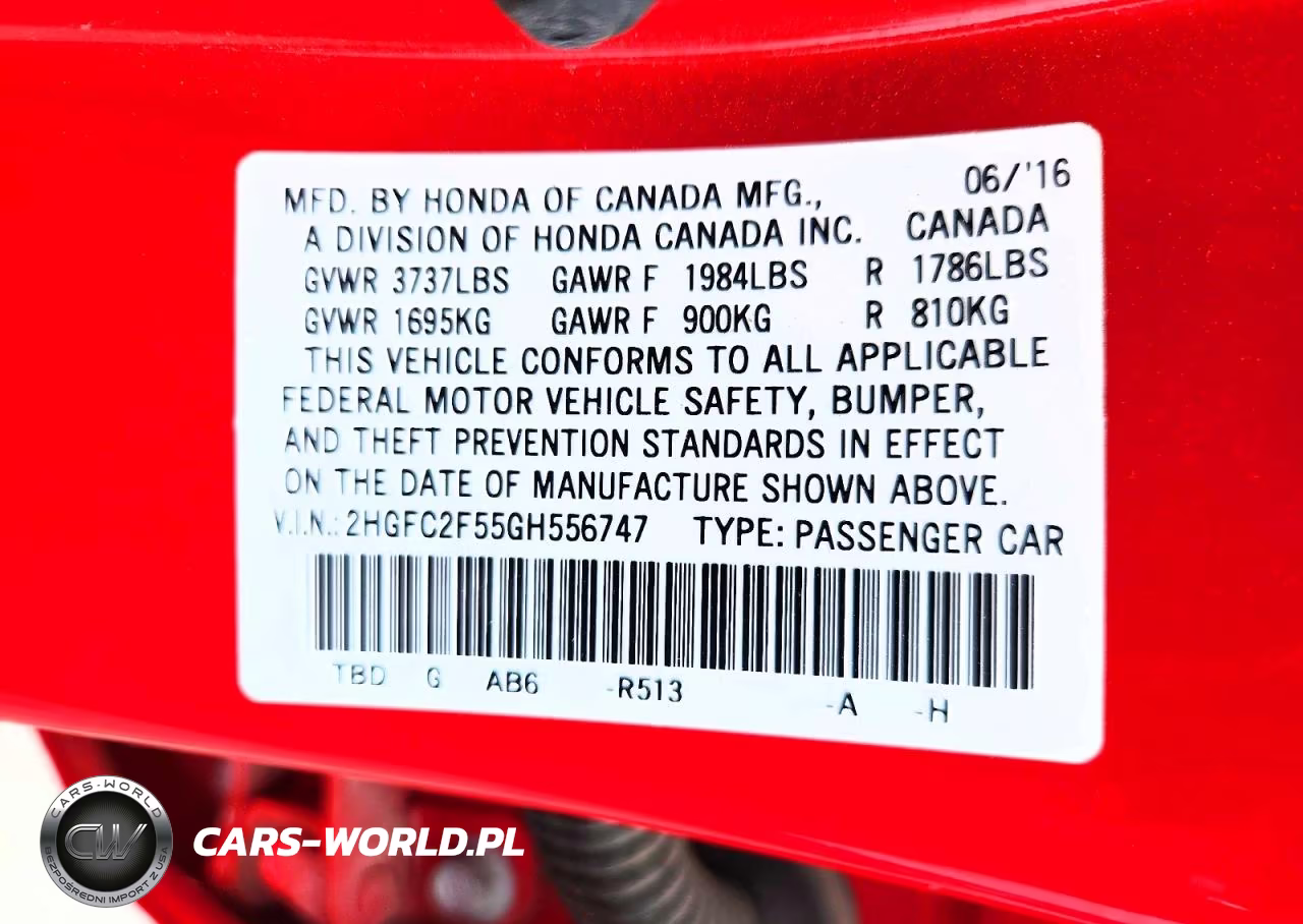 2016 Honda Civic Lx VIN:2HGFC2F55GH556747 - 12