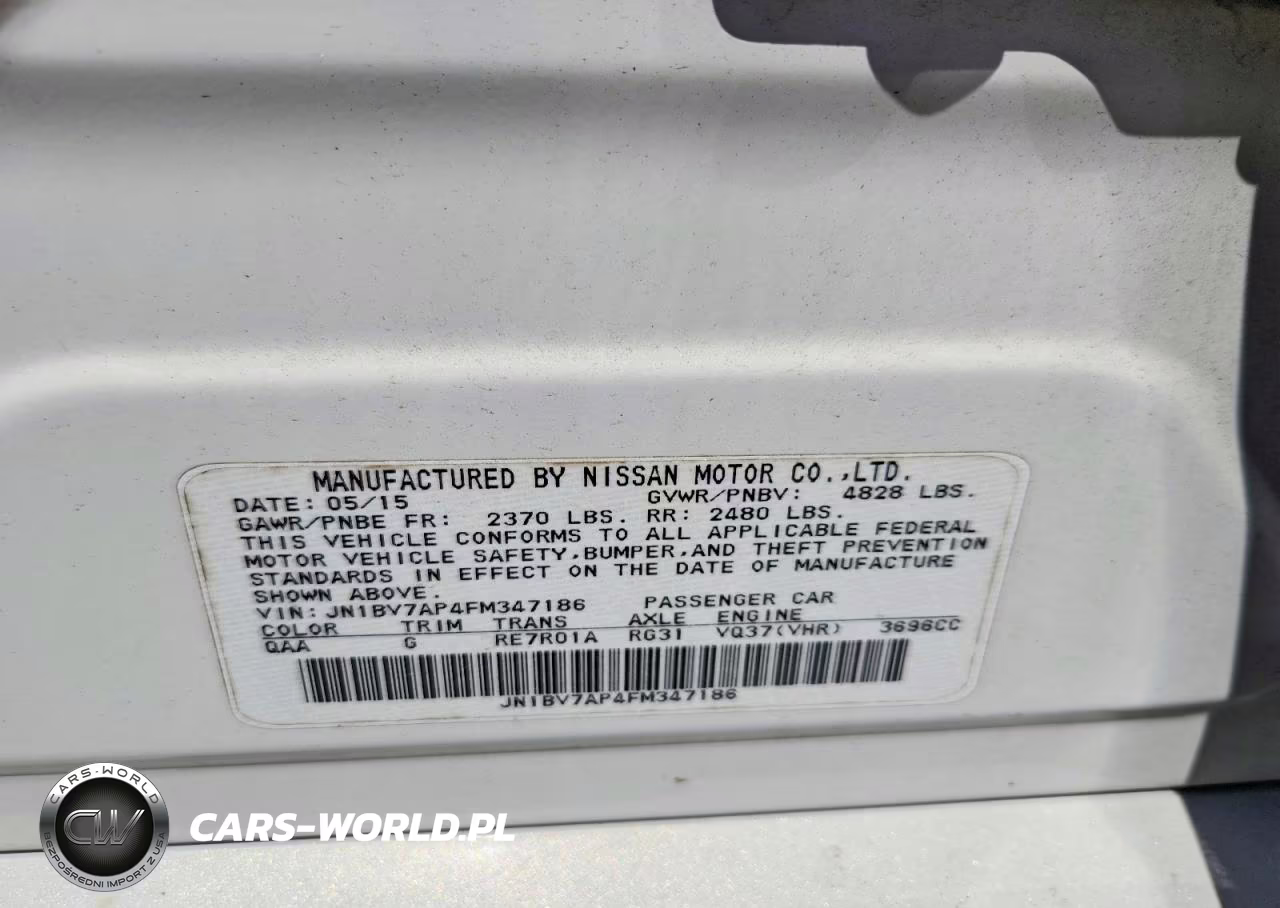 2015 Infiniti Q50 Premium VIN:JN1BV7AP4FM347186 - 13