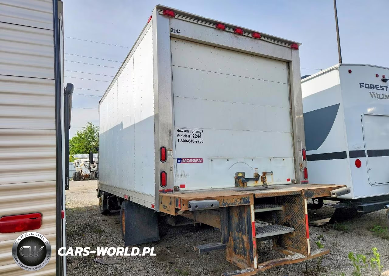 2014 Isuzu Nqr Refrigerated Box Truck VIN:JALE5W163E7901907 - 2
