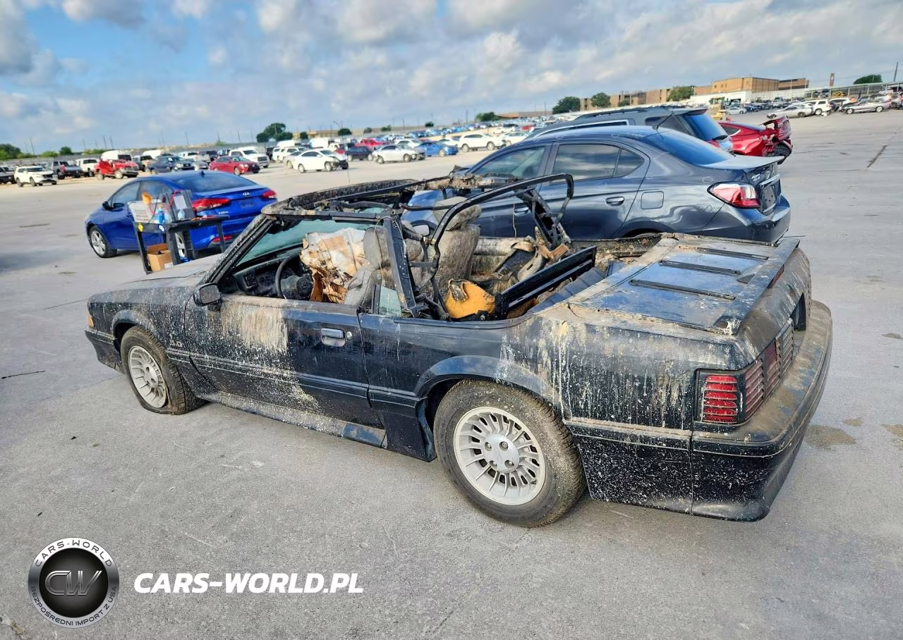 1989 Ford Mustang Gt VIN:1FABP45E8KF285522 - 2