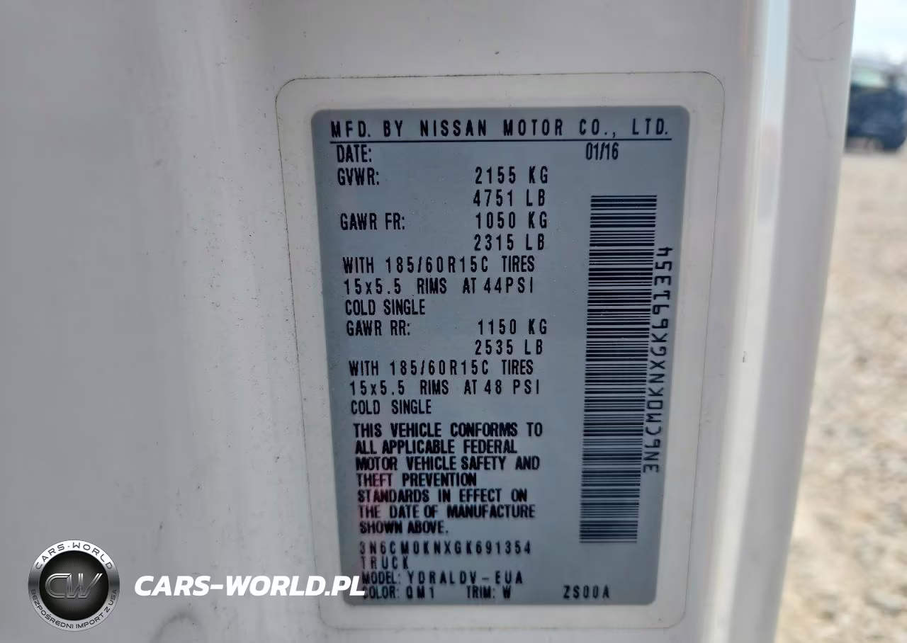 2016 Nissan Nv200 Delivery Van VIN:3N6CM0KNXGK691354 - 14