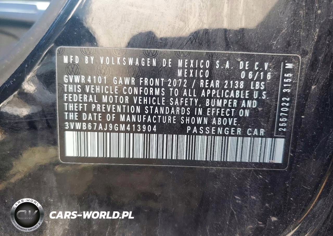 2016 Volkswagen Jetta Se VIN:3VWB67AJ9GM413904 - 13