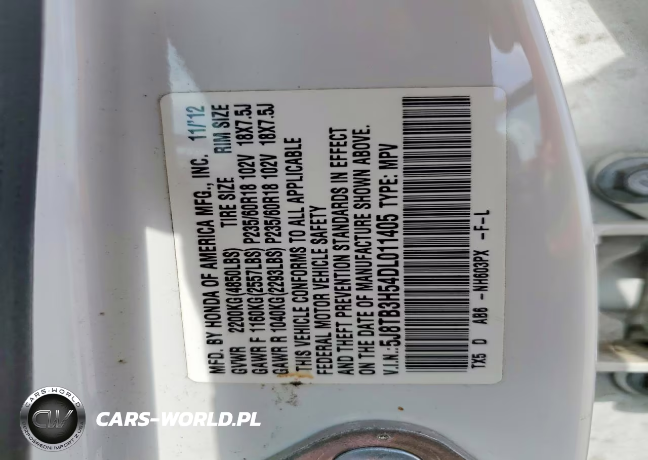 2013 Acura Rdx Technology VIN:5J8TB3H54DL011405 - 14