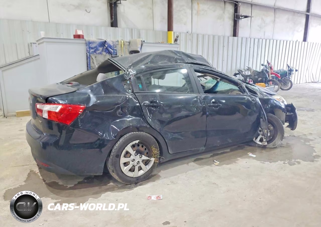 2014 Kia Rio Lx VIN:KNADM4A3XE6325794 - 3