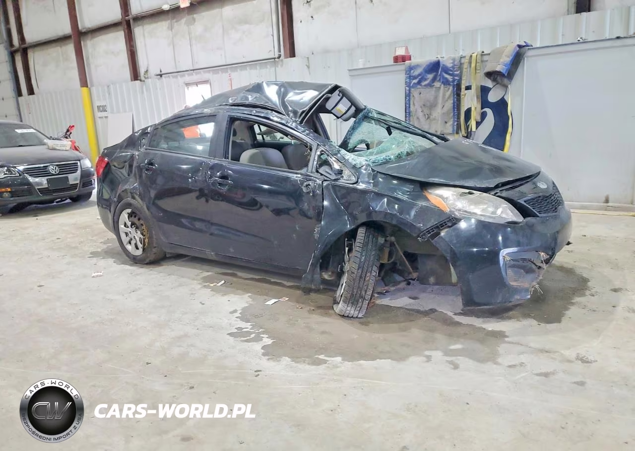 2014 Kia Rio Lx VIN:KNADM4A3XE6325794 - 4