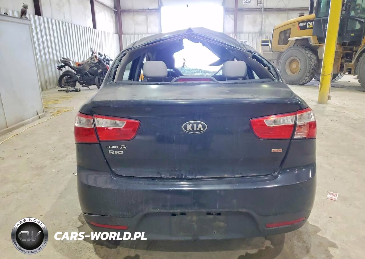 2014 Kia Rio Lx VIN:KNADM4A3XE6325794 - 6
