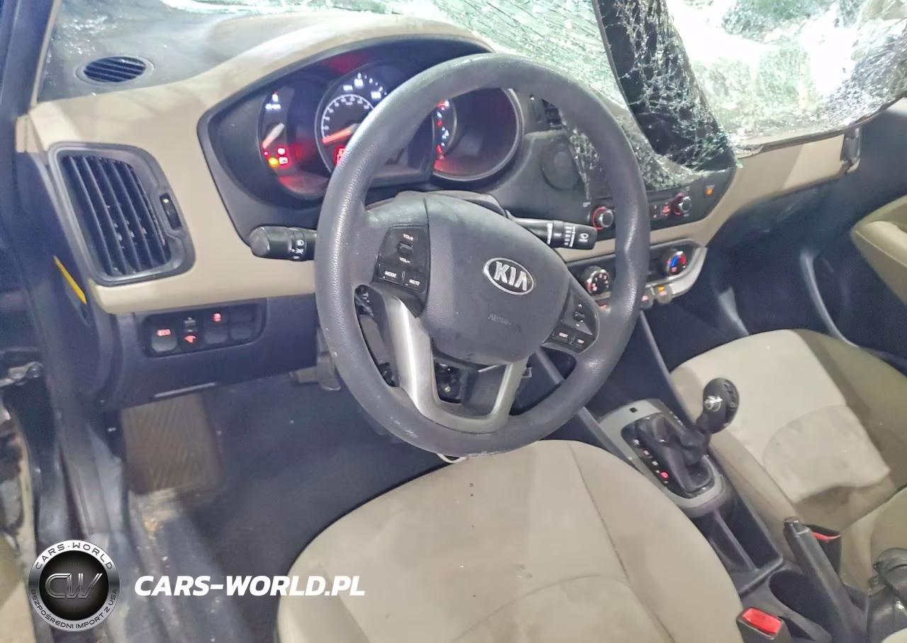 2014 Kia Rio Lx VIN:KNADM4A3XE6325794 - 8
