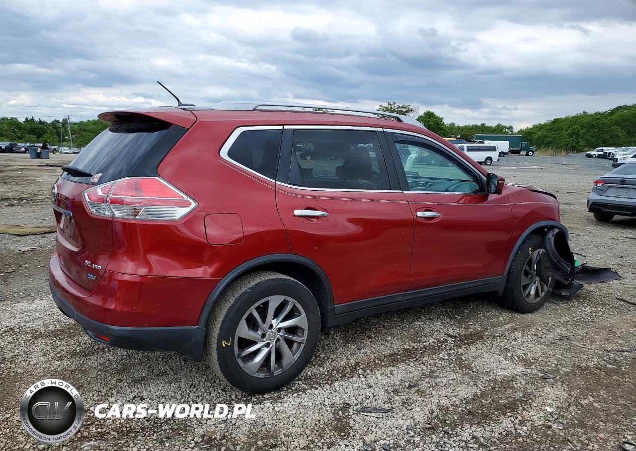 2014 Nissan Rogue Sl VIN:5N1AT2MV8EC762734 - 3