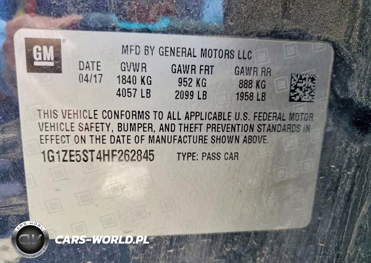 2017 Chevrolet Malibu Lt VIN:1G1ZE5ST4HF262845 - 13