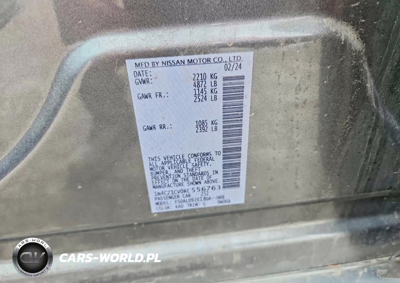2024 Nissan Leaf Sv Plus VIN:1N4CZ1CV0RC556763 - 14
