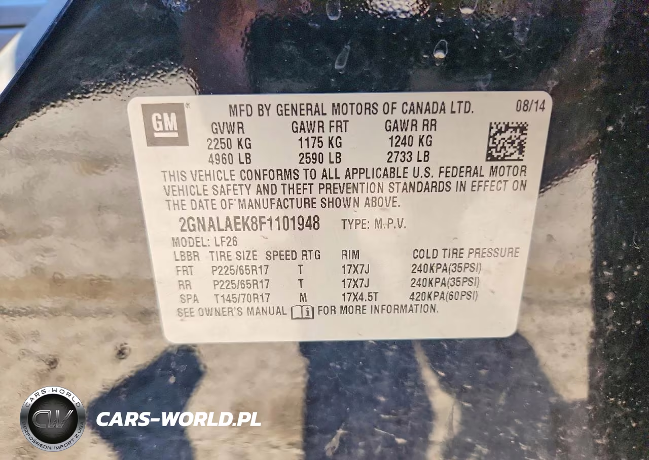 2015 Chevrolet Equinox Ls VIN:2GNALAEK8F1101948 - 13