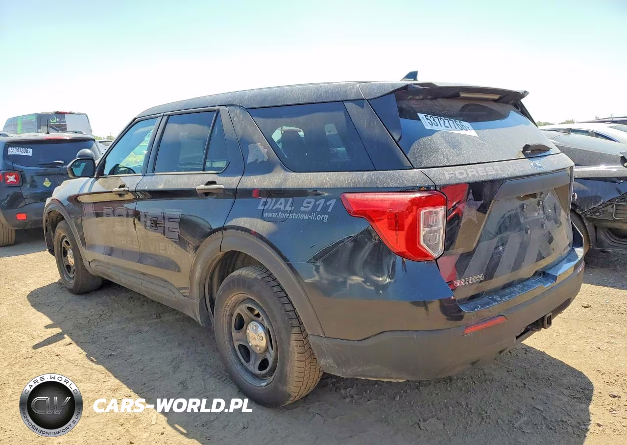 2022 Ford Explorer Police Interceptor VIN:1FM5K8AB0NGC43297 - 2