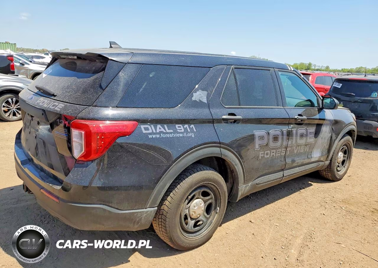 2022 Ford Explorer Police Interceptor VIN:1FM5K8AB0NGC43297 - 3