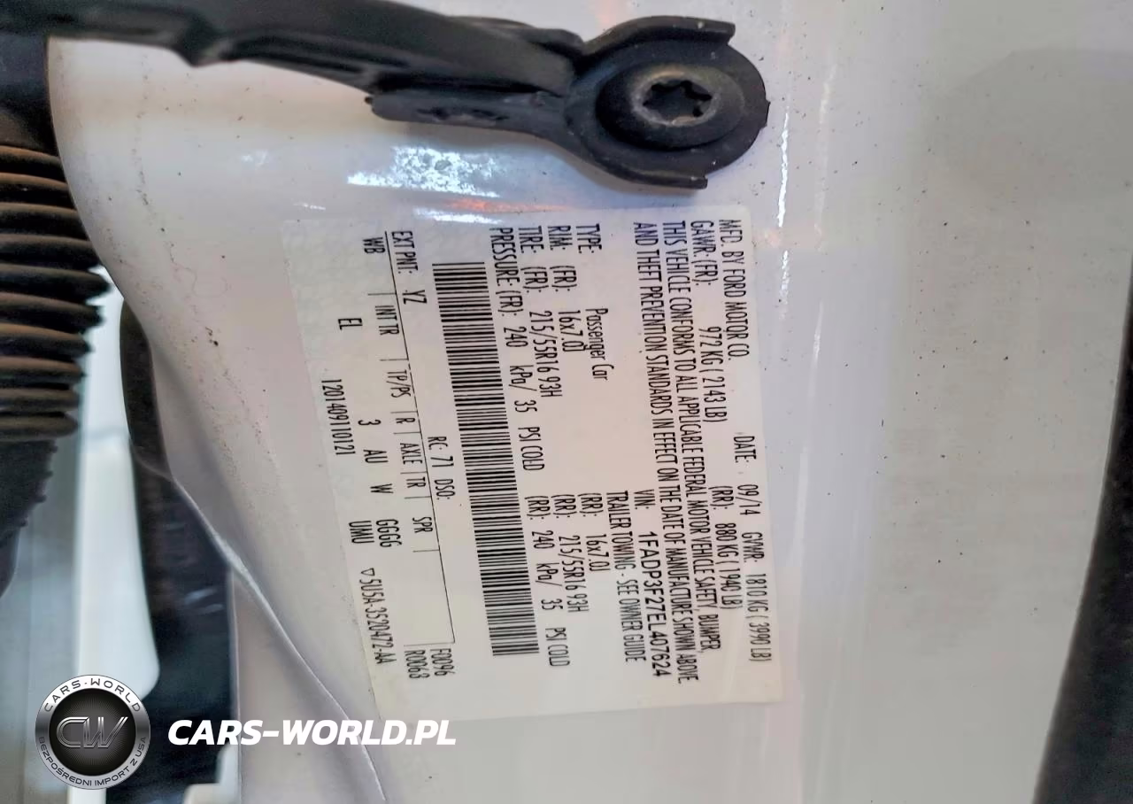 2014 Ford Focus Se VIN:1FADP3F27EL407624 - 12