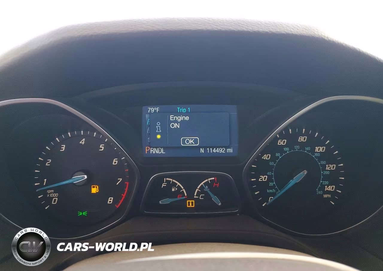 2014 Ford Focus Se VIN:1FADP3F27EL407624 - 9