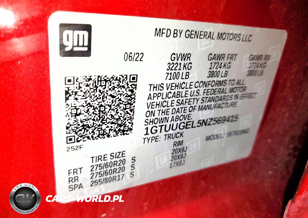 2022 GMC Sierra K1500 Denali VIN:1GTUUGEL5NZ569415 - 12