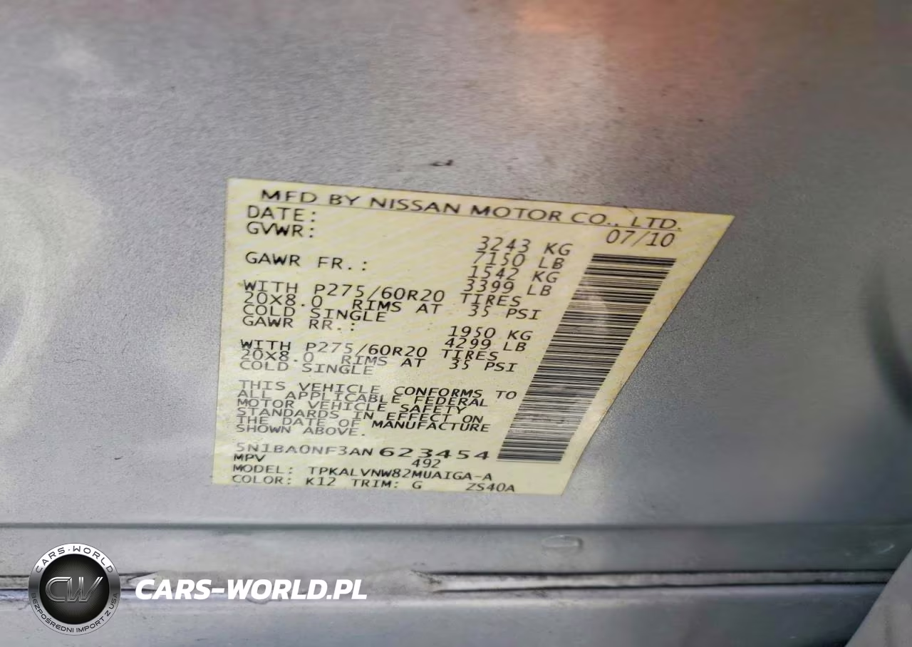 2010 Nissan Armada Platinum VIN:5N1BA0NF3AN623454 - 13
