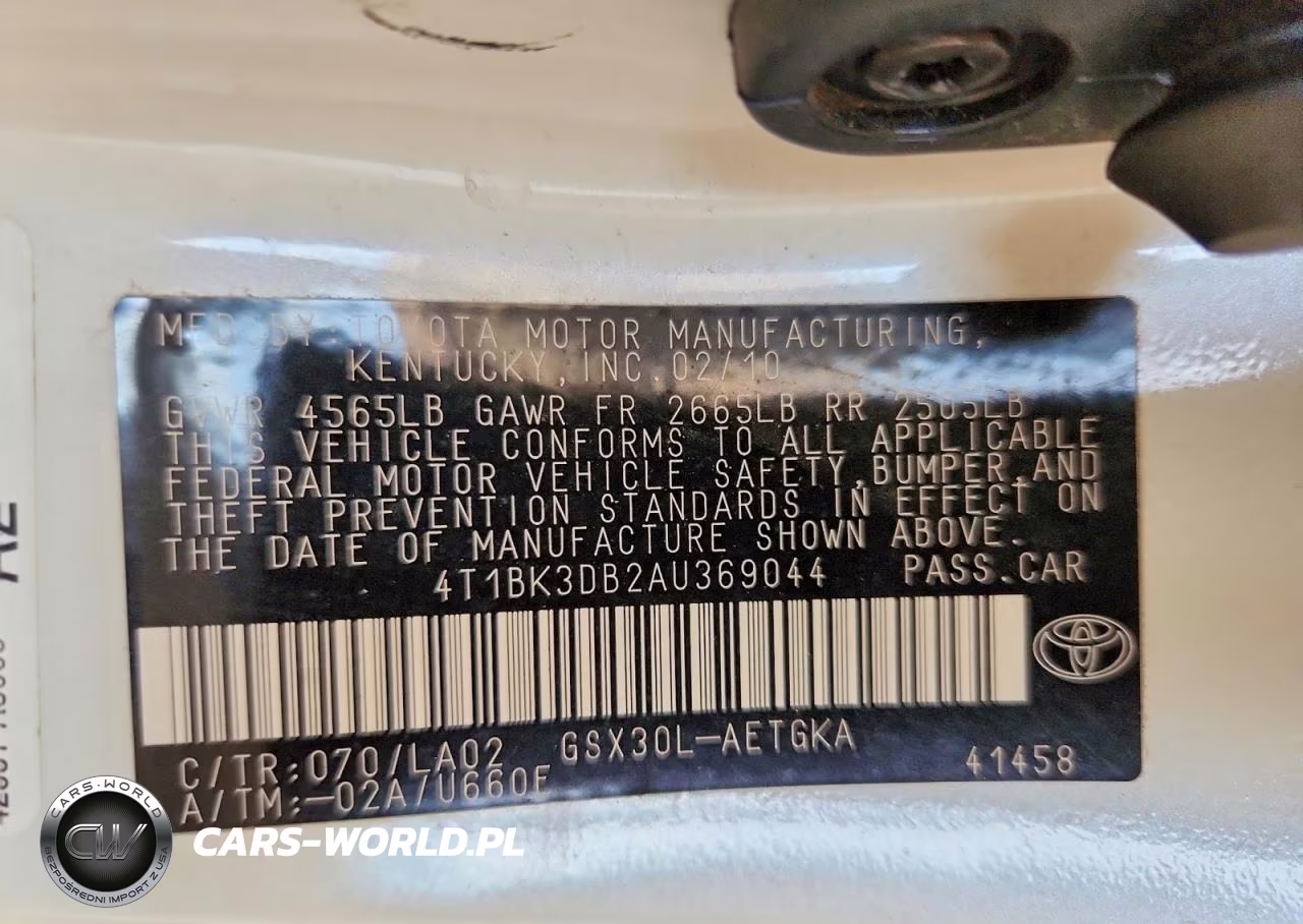 2010 Toyota Avalon Xls VIN:4T1BK3DB2AU369044 - 12