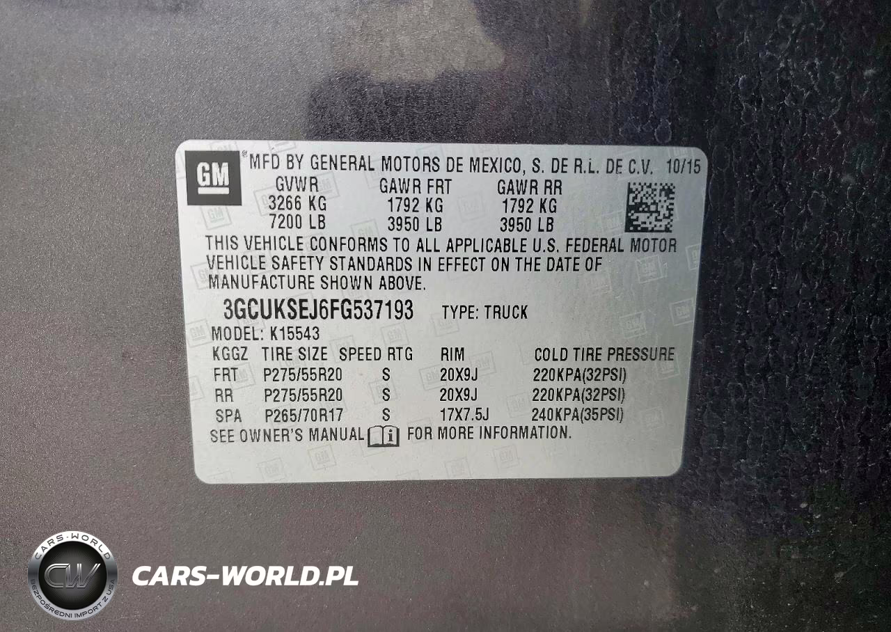 2015 Chevrolet Silverado K1500 Ltz VIN:3GCUKSEJ6FG537193 - 12