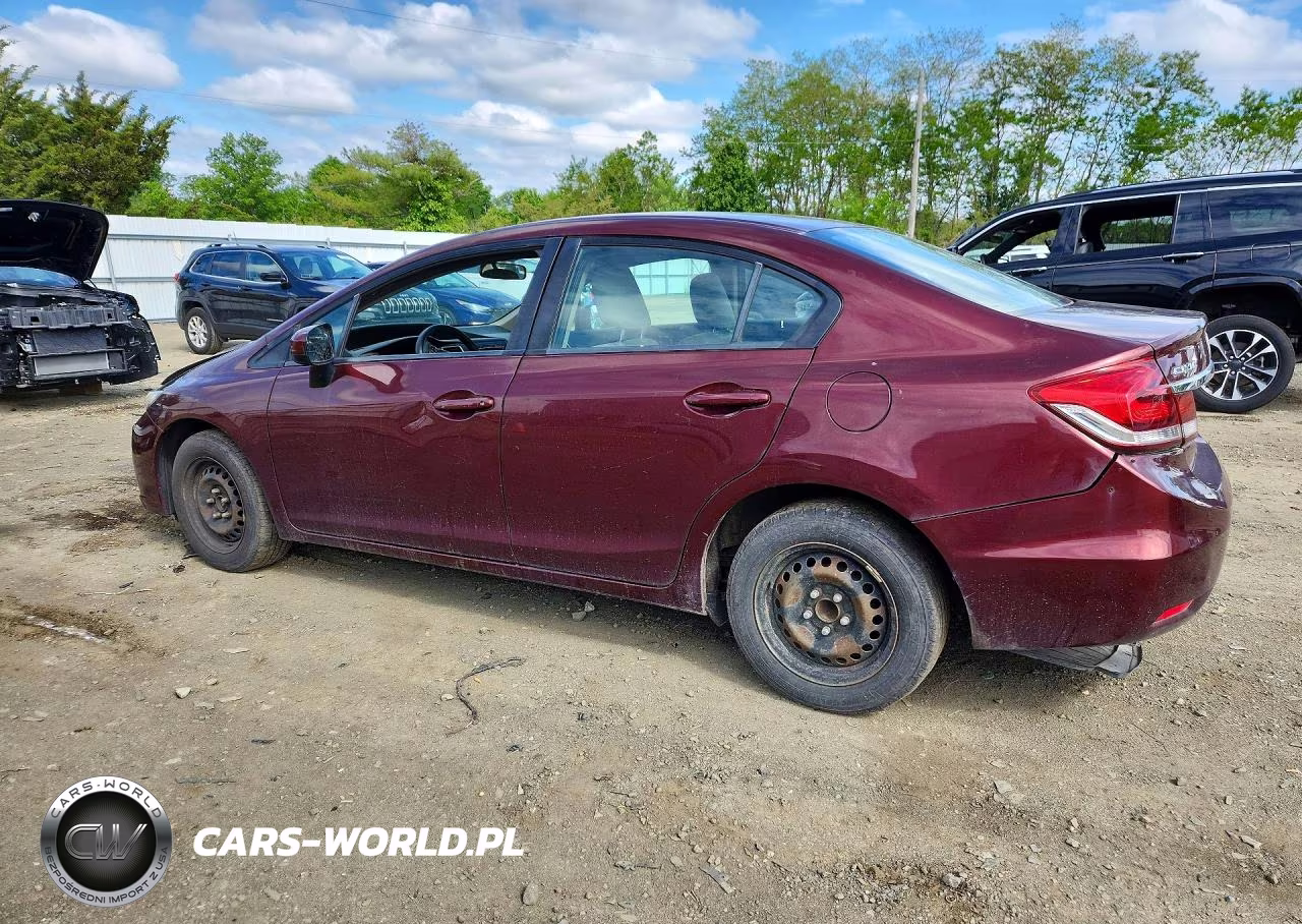 2015 Honda Civic Lx VIN:19XFB2F51FE251452 - 2